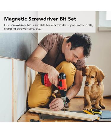 6-Piece Strong Magnetic Screwdriver Bit Set - Non-Slip Replacement Bits for Woodworking - Buy Online on GoSupps.com