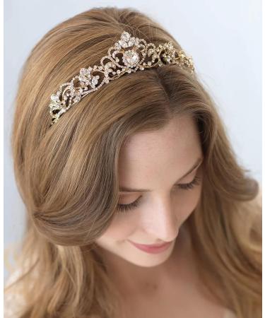 LIHELEI Crystal Crown Tiara for Women - Perfect for Wedding, Princess Parties & Birthdays - Buy Online on GoSupps.com