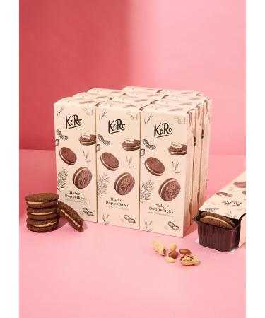 KoRo - Oatmeal cookies with peanut butter filling 12 x 180g