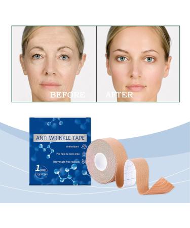 Face Lift Tape Roll Women Firming Facial Nack Tape Skin Friendly Facial Firming Solution Waterproof Cloth Patches for Mom Wife Girlfriend - Buy Online on GoSupps.com