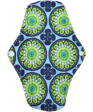 9pcs Reusable Bamboo Charcoal Menstrual Pads Set - Super Absorbent Panty Liners for Heavy Flow, Leakproof, Washable Organic Napkins - Overnight Protection - Size M 9.84x7.09 - Buy Online on GoSupps.com