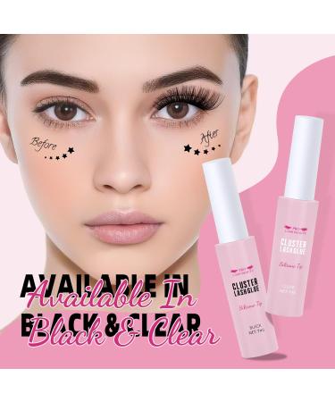 Cluster Lash Glue 7ml Black - DIY Eyelash Extension Adhesive for Super Strong Hold, Waterproof, Latex-Free - Buy Online on GoSupps.com