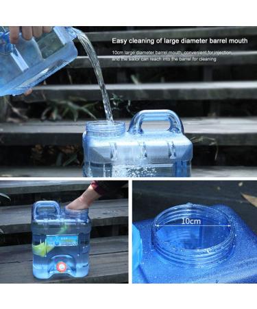 Portable Camping Water Storage Containers - 2.0/2.6/4.0 Gallon Large Water Tank with Faucet - Buy Online on GoSupps.com