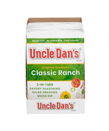 Uncle Dan's Original Classic Ranch Singles Case 12 Count - Convenient Pack of 1 - Buy Online on GoSupps.com