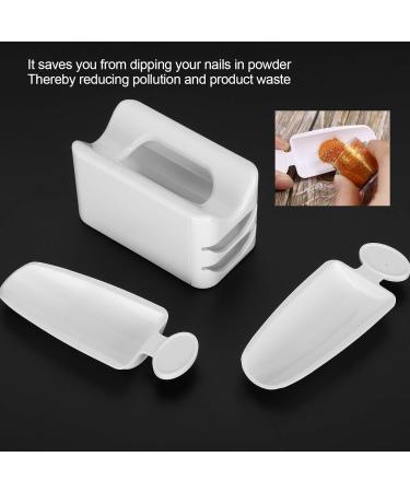 Eco-Friendly Manicure Dive Shell Set - 3 Pieces ABS Nail Glue Case with Two Bowls for Nail Art Studios - Buy Online on GoSupps.com