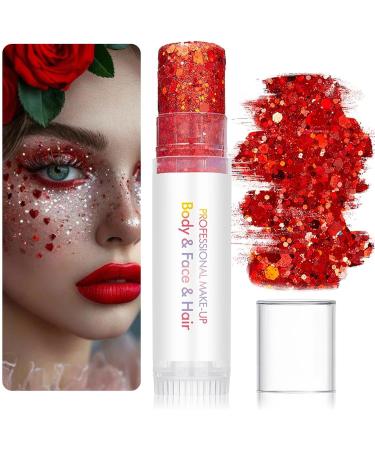 Glitter Face Gel | 6 Color Paint Gel Hair Glitter - For Festivals Concerts Parties Carnivals Musical Events Christmas Fairy Tale Themes - Buy Online on GoSupps.com