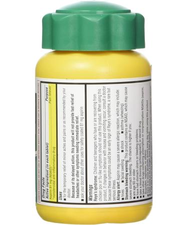 Life Extension 81 mg Low Dose Aspirin - 300 Enteric Coated Tablets | Safety Coated for Optimal Absorption - Buy Online on GoSupps.com