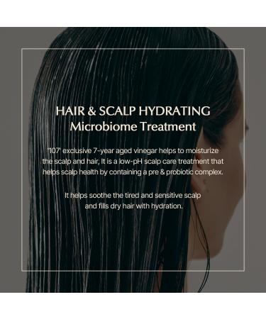 107 HAIR & SCALP HYDRATING Microbiome Treatment | Korean Hair Mask | Paraben & Cruelty Free | 180ml Soothing Scalp Care - Buy Online on GoSupps.com