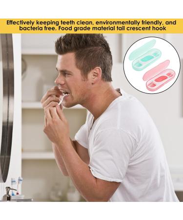 20 Picks Dental Floss Sticks & Portable Box - Travel-Friendly Tooth Cleaner for Family & Hotel Trips - Buy Online on GoSupps.com