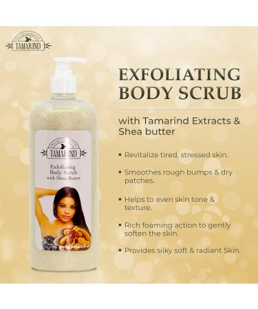 Organic Tamarind Extract Exfoliating Body Wash | 33.8 Fl oz | Nourishing with Tamarind Oil & Shea Butter - Buy Online on GoSupps.com