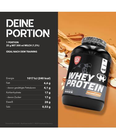 Mammut Nutrition Whey Protein Caramel Cream - 3000g Protein Shake for Best Results | International Shipping Available - Buy Online on GoSupps.com