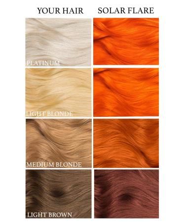 Lunar Tides Solar Flare Orange Semi-Permanent Hair Dye - Vibrant Color for Long-Lasting Bold Hair Transformations Worldwide - Buy Online on GoSupps.com