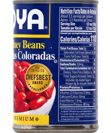 Goya Foods Red Kidney Beans 15.5 oz (Pack of 24) - Premium Quality and Value Pack - Buy Online on GoSupps.com
