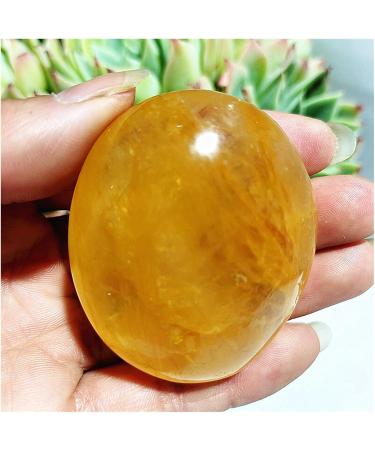 Natural Crystal Rough High Puality Natural Stone Yellow Hematoid Quartz Crystal Palm Home Decoration Meditate and Crystals (Color : 80-90g Size : 1pc) 1pc 80-90g - Buy Online on GoSupps.com