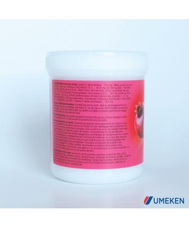 Umeken Pomegranate Extract Zakuro Balls - 360 Pieces (2 Month Supply) Pack of 1 Bottle Chewable Supplement with Natural Vitamins Minerals Citric Acids and Tannins - Buy Online on GoSupps.com