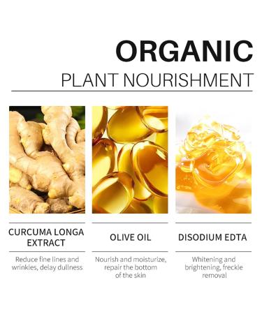 Turmeric Vitamin C Facial Mask - Hydrating Skin Lightening Acne Control & Pore Refining Clay Mask for Brighter Skin - Buy Online on GoSupps.com