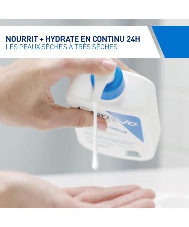 CeraVe CeraVe Shower Oil with Hyaluronic Acid for Normal to Very Dry Atopic Skin 473 ml + CeraVe Moisturising Milk Cream for Body & Face 24 Hours - Buy Online on GoSupps.com