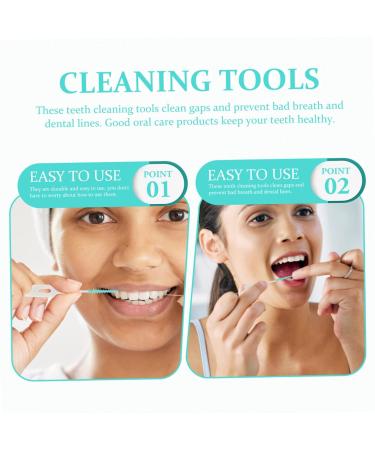 Mobestech 400pcs Gum Interdental Brush Dispenser - Food Safe & Massage - Best Oral Care Tool for Healthy Teeth - Buy Online on GoSupps.com