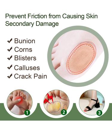 Welnove 36 CT Bunion Cushions Pad - Fabric Toe and Foot Bunion Protector for Bunion Relief and Reduce Rubbing - Strong Adhesive Bunion Relief Pads - Buy Online on GoSupps.com