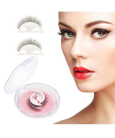 Self-Adhesive False Eyelashes | Waterproof Reusable 3D Fluffy Lashes | Easy Application - Shop Now! - Buy Online on GoSupps.com