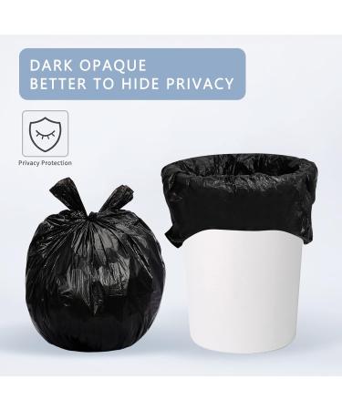 Trash Bags Garbage Bag 100 Bags Plastic Kitchen Barbage Bags Strong Tough Durable Kitchen Bin Bags for Bathroom Kitchen Bedroom Office (5rolls x 20bags) Black - Buy Online on GoSupps.com