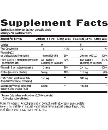 Country Life Gut Connection Kids Cognitive Balance - Sweet & Sour Chewable Tablets (100 Count) - Buy Online on GoSupps.com