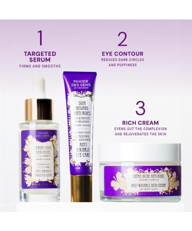 NEW - Panier des Sens - Anti Aging Serum for Face - Saffron Extract + Hyaluronic Acid - Anti Wrinkle & Lift - Skin Care for Women - Hydrating Facial Serum 97% Natural Ingredients - 30 ml - Buy Online on GoSupps.com