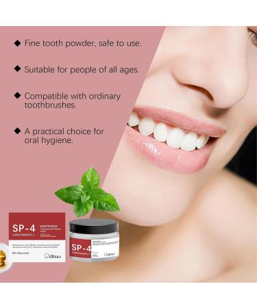 Gentle Stain-Removing Tooth Powder - Cleans & Whitens Gently Protects Enamel Relieves Mild Gum Discomfort Freshens Breath Easy 4-Step Usage(1pcs) - Buy Online on GoSupps.com