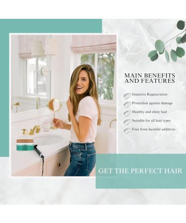 Revitalize Your Hair with Our Moisturising Hair Mask - Intense Treatment with Hyaluronic & Moroccan Argan Oil for Shiny Healthy Hair | International Shipping Available - Buy Online on GoSupps.com