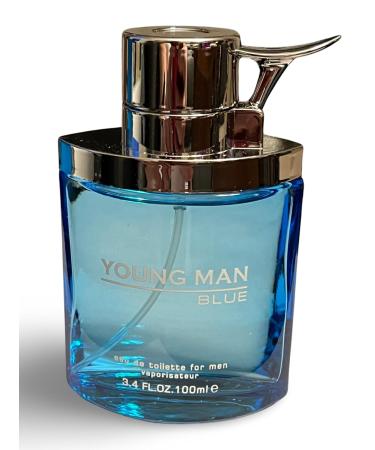 YOUNG MAN BLUE Eau de Toilette for Men - 3.4 Fl Oz - Buy Online on GoSupps.com