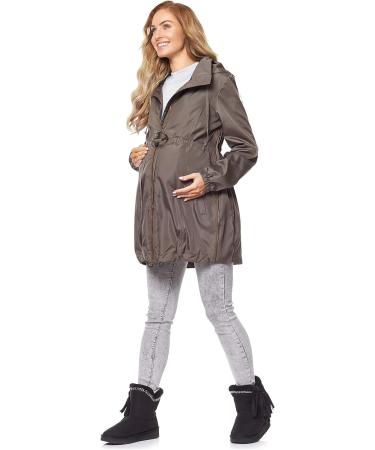 Be Mammy Women's Maternity Jacket BE20-213 in Khaki - Stylish and Comfortable Maternity Wear - Buy Online on GoSupps.com