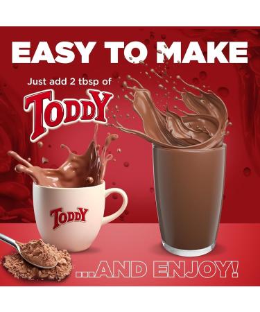 Toddy Chocolate Powder Drink Mix - Shake with Vitamins and Proteins Instant Hot and Cold Beverage for Kids & Adults 14.10 Oz ea (Pack of 2) - Buy Online on GoSupps.com