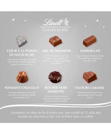 Lindt - CHAMPS- LYS ES Diamond Edition Box - Assortment of Milk Dark and White Chocolates - Ideal for Christmas 468g - Buy Online on GoSupps.com