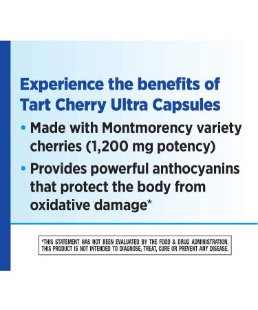 Enzymatic Therapy Tart Cherry Ultra 1200 mg - 90 Veg Capsules for Joint & Sleep Support - Buy Online on GoSupps.com