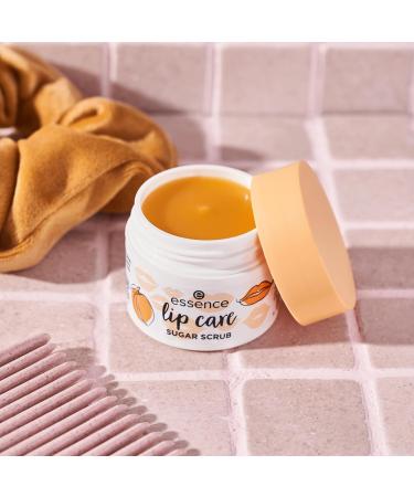 Essence Lip Care Sugar Scrub - Nourishing Vegan Lip Peeling | Moisturizing & Regenerating | Orange Flavor | No Preservatives Parabens or Microplastics - 1 Pack - Buy Online on GoSupps.com