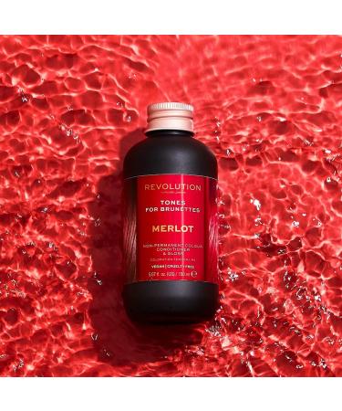 Revolution Beauty London Haircare Toning Treatment for Brunettes - Merlot 150ml (Pack of 1) - Buy Online on GoSupps.com