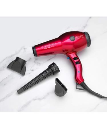 Diva Pro Styling Ultima 5000 Dryer with Styling Wand - Red - Buy Online on GoSupps.com
