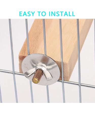 Wooden Bird Perch Stand Platform for Parrot Budgies Parakeet Cockatiels - DK NAT - Buy Online on GoSupps.com