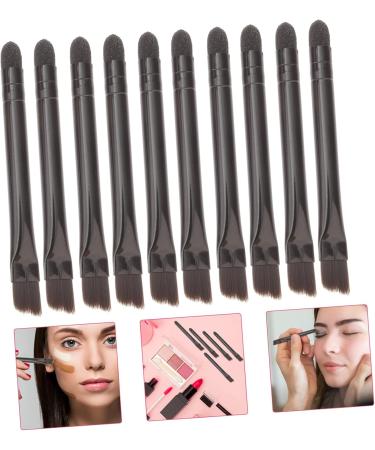OHPHCALL 10 Pcs Eye Shadow Brush Makeup Eyeshadow Concealer Brush Blush Makeup Brush Black Stainless Steel - Buy Online on GoSupps.com