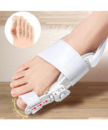 Bunion Straightener & Hallux Valgus Corrector - Professional Orthopedic Support for Home Use (White) - Buy Online on GoSupps.com
