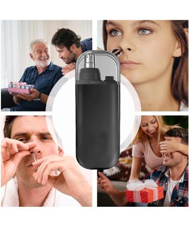 1/2 Nose Hair Clipper - Nose Hair Remover Electric Nose Trimmer | Nose Hair Grooming Tool USB Nose Hair Trimmer Battery Operated Nose Trimmer Edge Trimmer for Smoother Cleansing Black (1pc) - Buy Online on GoSupps.com