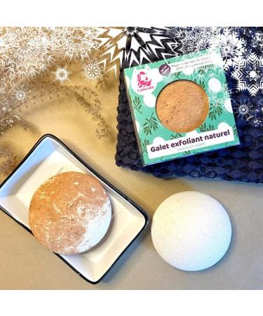LAMAZUNA - Zero-Waste Box - The Ritual - Poplar wood box: Natural exfoliating pebble + Solid pink cocoa butter + Cold saponified soap Gentle Care - Buy Online on GoSupps.com