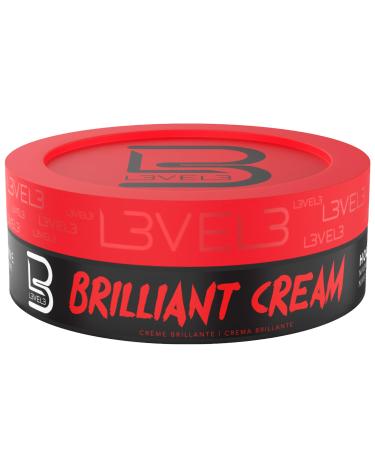 L3 Level 3 Brilliant Cream - Improves Hair Texture and Shine - Delivers a Natural Hair Style Look Hydrates your Hair - Level Three Hair Cream (150 ML  Brilliant Cream)