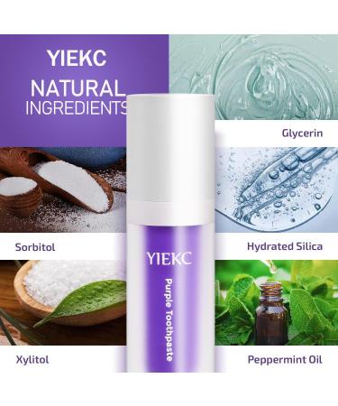Purple Toothpaste for Teeth Whitening | V34 Colour Corrector & Stain Removal | Sensitive Teeth Booster - Buy Online on GoSupps.com