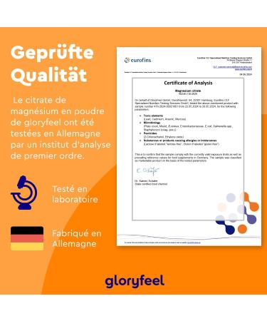 Magnesium Citrate Powder 600g for a 6 Month Cure 266mg of Magnesium Citrate per Day To Increase Energy and Normal Muscle Function* 100% Vegan and No Additives - Buy Online on GoSupps.com