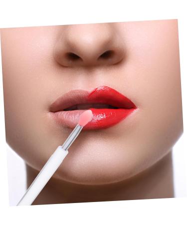 DRESSOOS 6pcs Small Lip Brush with Lid Lip Gloss Lipstick Eyeshadow Eye Shadows Applicators Lip Applicator Silicone Makeup Brush Lip Mask Applicator Lip Wands Scrub Brush Plastic - Buy Online on GoSupps.com