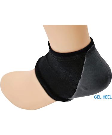 KidSole Gel Heel Strap for Kids with Heel Sensitivity - 2 Pair Pack (Kids Sizes 1-6, Black) - Ideal for Severs Disease & Plantar Fasciitis - Buy Online on GoSupps.com