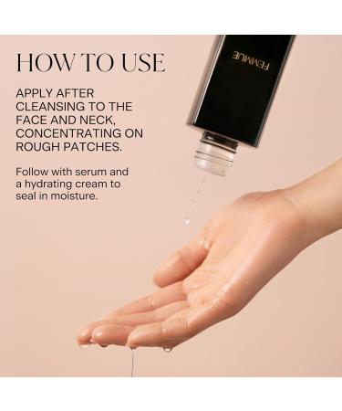 FEMMUE Lumi re Refiner Exfoliating Essence (4.05 fl oz) | Hydrating Korean Toner with AHA BHA PHA & Vitamin C | Gently Smoothes Skin Texture & Evens Tone | Preps Skin for Serums & Moisturizers - Buy Online on GoSupps.com