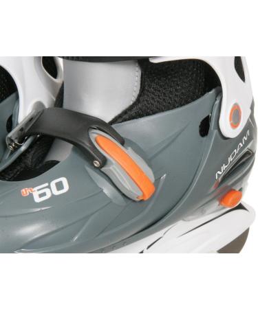 Buy Koenig Tom Nijdam Junior Adjustable Ice Hockey Skates (Size 30-33) - Grey/White/Orange | International Shipping Available - Buy Online on GoSupps.com