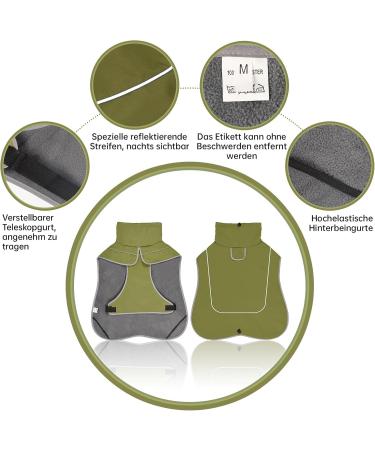 Wufanc Waterproof Dog Coat | Reflective Jacket with Adjustable Closure for All Seasons | Comfortable Protection for Indoor & Outdoor Activities - Buy Online on GoSupps.com